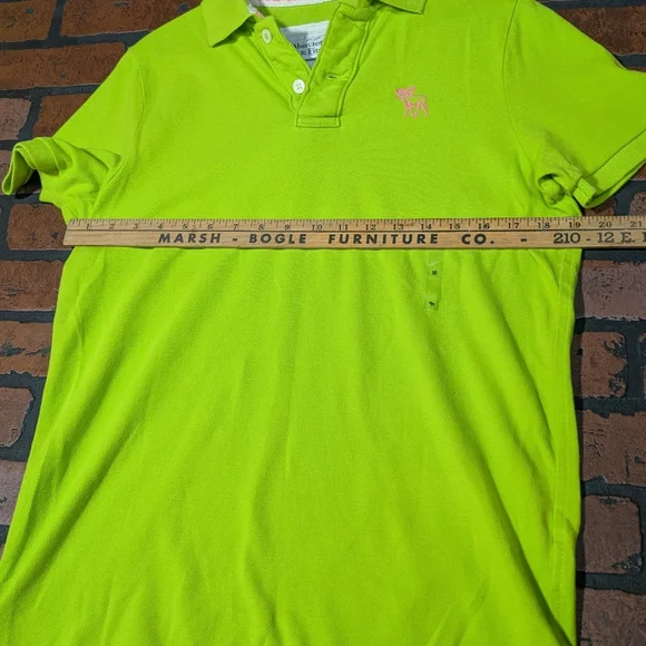 Abercrombie & Fitch Men's M NWT Pink Moose Muscle Polo Shirt - Picture 8 of 12